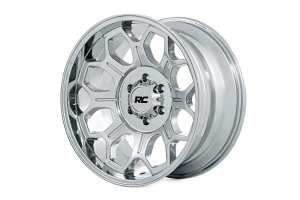 Wheel - Rough Country - 77 Series, One-Piece, 20x10, 6x135, -25mm Offset - Chrome